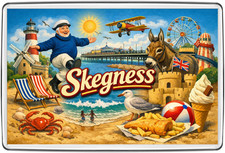 Skegness beach donkey pier - beach,