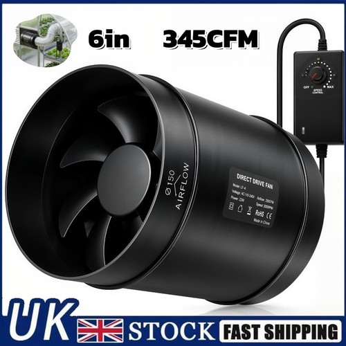 Inline extraction fan - 6,