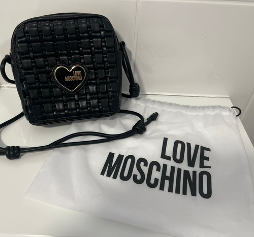 Love moschino black faux - moschino,