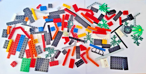 150 genuine lego pieces mixed - lego,