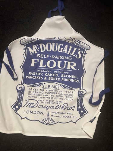 Vintage mcdougalls flour apron - vintage,