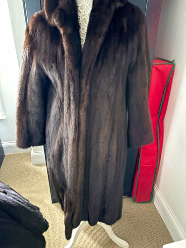 Mink fur coat vintage circa - mink,