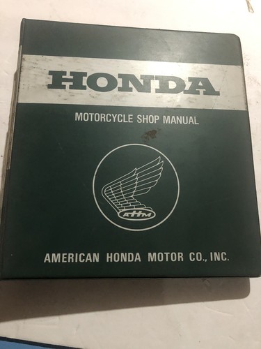 Honda oem shop manual - honda, cb