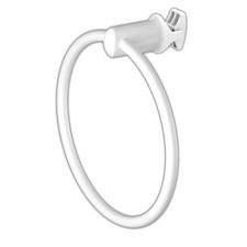 MB Handy White Towel Ring -
