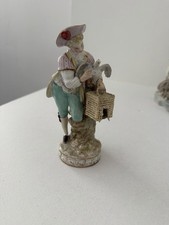 Meissen figure with bird and