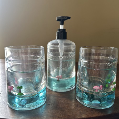 Vintage acrylic soap dispenser - vintage,