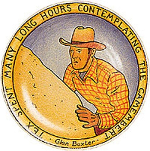 Glen baxter plate tex - glen, spent