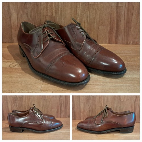 Barker brown shine brogue - hi-shine,