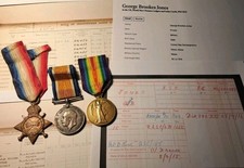 WW1 1914-15 Star Trio Medals