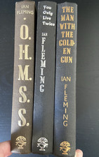Ian Fleming Jonathan Cape  3  Book Bundle incl You Only Llve Twice 1st  Edition