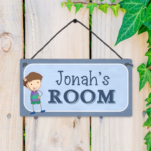 Personalised name door plaque - personalised,