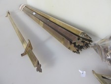 Antique Brass Stair Rods x12 &