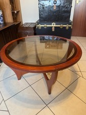 Vintage Mid Century Teak Glass Top G Plan Astro Coffee Table 91cm x91cm x46cm