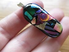 Silver-Tone Dichroic Glass