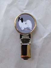 Papillon Dog Show Ring Number Clip