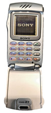 Sony CMD-Z7 Vintage Flip Phone GSM900 Backlit Tested Powers On Silver