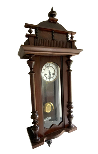Antique regulator wall clock - antique,