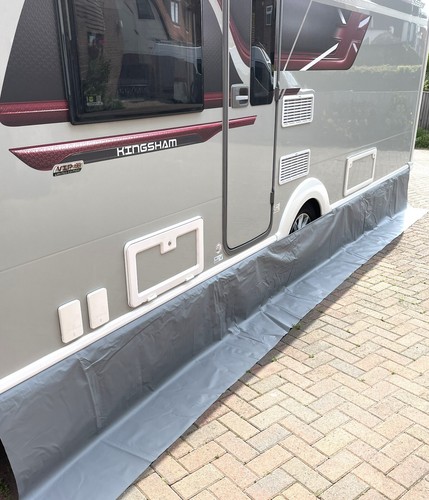 Caravan awning draught skirt - caravan,