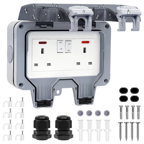 Double outdoor socket - outdoor,
