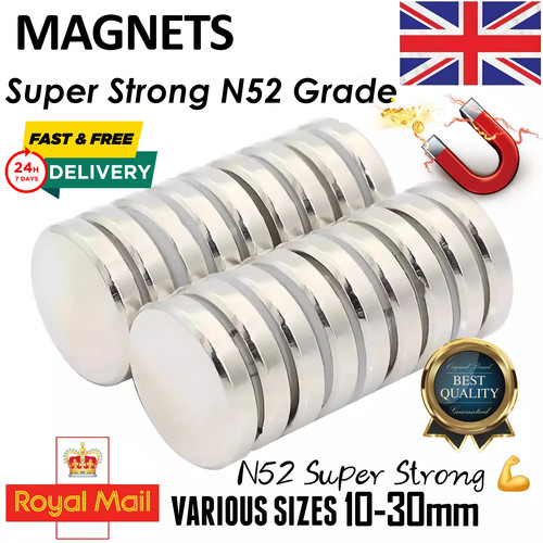 N52 neodymium disc magnets - n52,