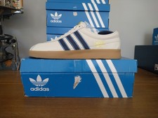 Adidas Gazelle Vintage Gazza Dentist Chair White Leather Size 8 UK BNIBWT