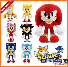 🔵Sonic the Hedgehog Plushie Stuffed Games Plush Toy Tails Knuckles Shadow UK🔵