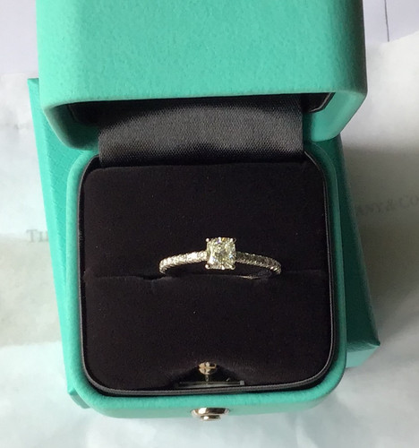 Tiffany diamond engagement - diamond,