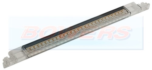 Clear led rear spoiler centre - clear,
