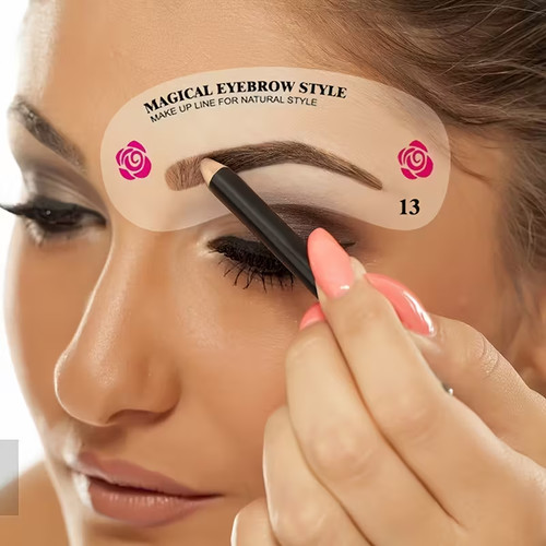 24pcs eyebrow stencils shaper - 24pcs,