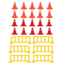  Toy Road Signs Mini Cones