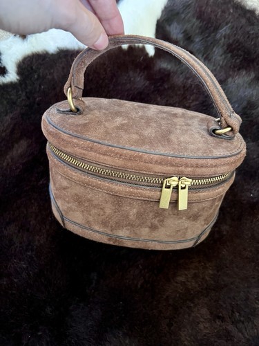 Zara suede leather vanity - suede,