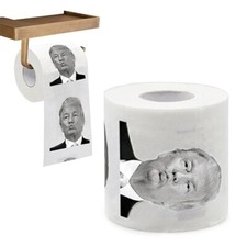 New Donald Trump Toilet Roll Tissue Fun Paper Gag Prank Gift 3 Ply - 300 sheets