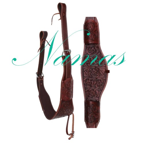 Horse leather cinch western - horse,
