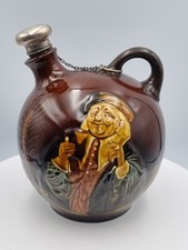Royal Doulton Kingsware John Barleycorn whisky jug, silver stopper
