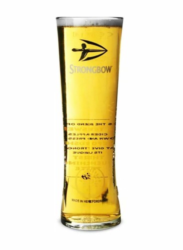 Strongbow pint glasses - 3,