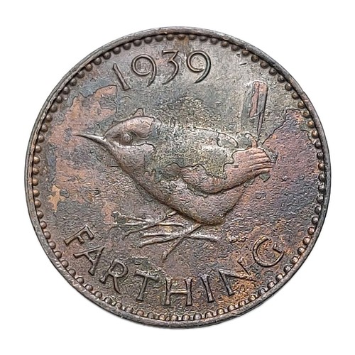 1939 one farthing - uk,