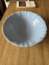 J&G Meakin Glamour Sol Celeste Ceramic Blue Serving Fruit Bowl - 25 cm diameter 