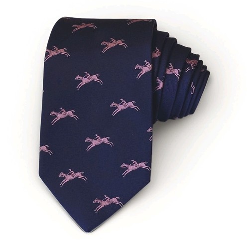 Altanas 100 silk tie - tie, navy
