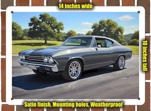Metal sign 1968 chevrolet - 1968,