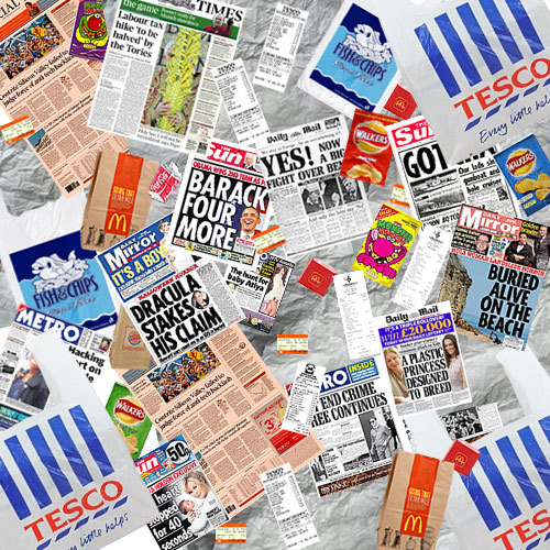 500 items litter - 500+, &
