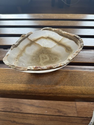 Honey onyx stone bowl - stone, home