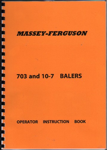 Massey ferguson 703 and - 703, 10-7