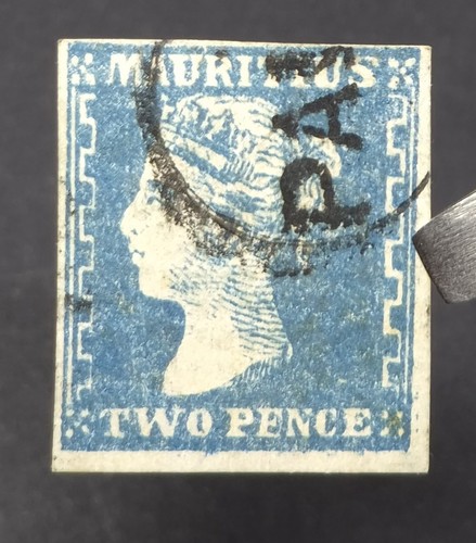 Mauritius classic 1859 blue - 1859, 2d
