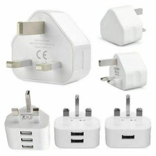 UK Mains 3 Pin Plug Adapter