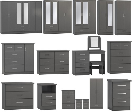 Nevad effect grey bedroom - nevad,