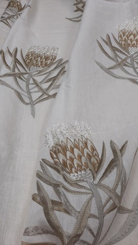 Protea flower fabric - protea,