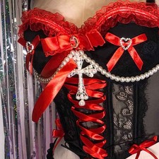 Goth Tops Punk Mini Rock