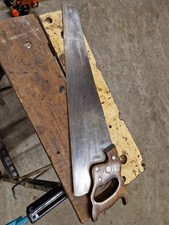 Vintage Disston 24" Handsaw