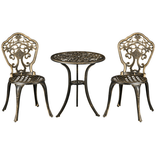 Piece cast aluminium bistro - piece,