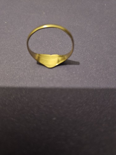 Hallmarked 1973 gold ring - hallmarked,